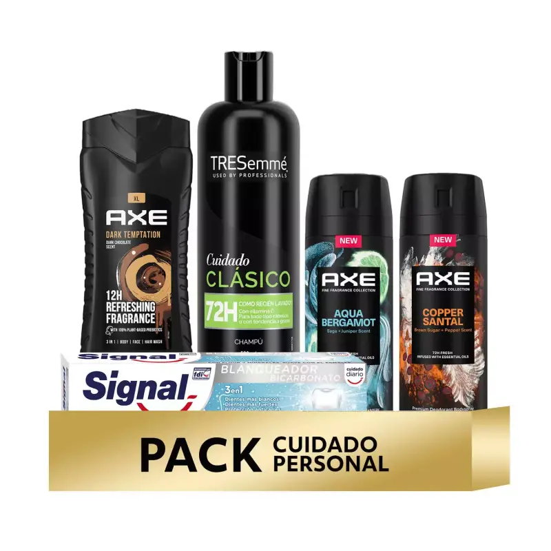 Pack de cuidado personal: Axe & TRESemmé Pack de cuidado personal: Axe & TRESemmé