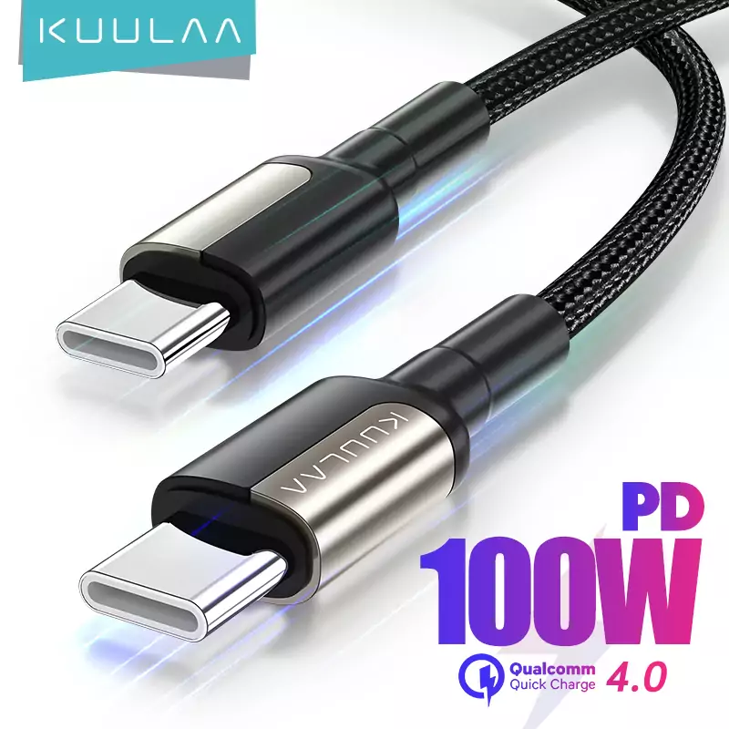 KUULAA Cable USB tipo C a USB tipo C 0,5m KUULAA Cable USB tipo C a USB tipo C 0,5m
