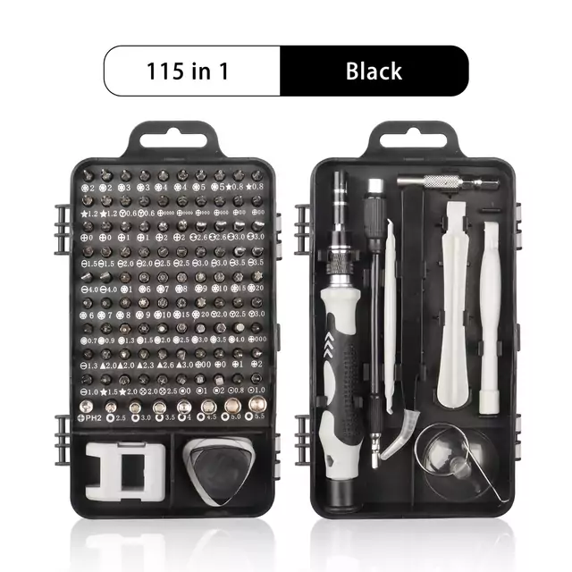 Kit de reparación de ordenador o smartphones 115 en 1 Kit de reparación de ordenador o smartphones 115 en 1