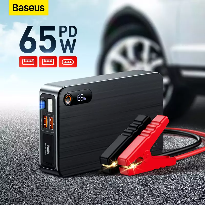 Arrancador de batería Baseus 1200A 12000mAh Arrancador de batería Baseus 1200A 12000mAh