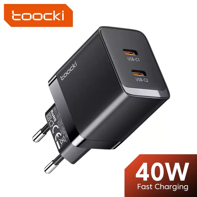 Toocki cargador USB tipo C GaN 40W Toocki cargador USB tipo C GaN 40W