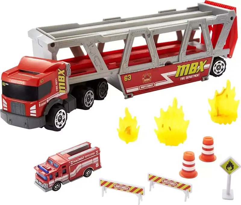 Matchbox Camión de transporte con accesorios Matchbox Camión de transporte con accesorios