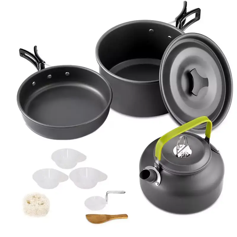 Juego de utensilios de cocina para acampada Juego de utensilios de cocina para acampada