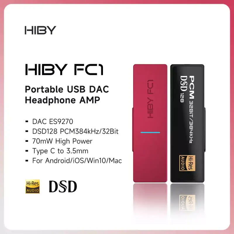 HiBy FC1 decodificador portátil USB DAC HiBy FC1 decodificador portátil USB DAC