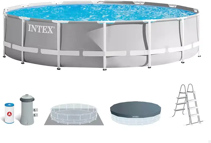 Intex 26720NP - Piscina elevada redonda INTEX Prism Frame con depuradora Intex 26720NP - Piscina elevada redonda INTEX Prism Frame con depuradora