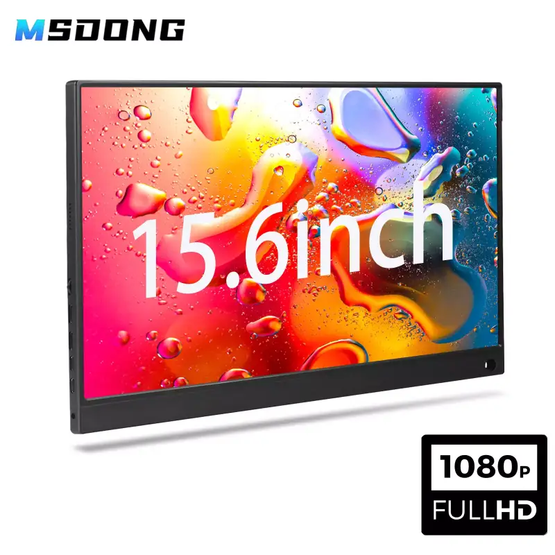 MSDONG Monitor portátil de 15,6 pulgadas MSDONG Monitor portátil de 15,6 pulgadas