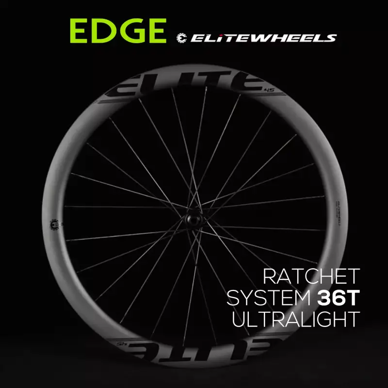 ELITEWHEELS juego de ruedas de carbono ultraligero EDGE para bicicleta de carreras ELITEWHEELS juego de ruedas de carbono ultraligero EDGE para bicicleta de carreras