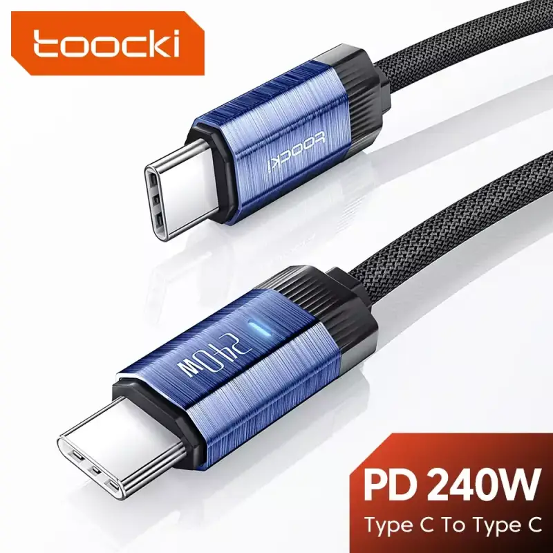 Toocki Cable de carga rápida tipo C Toocki Cable de carga rápida tipo C
