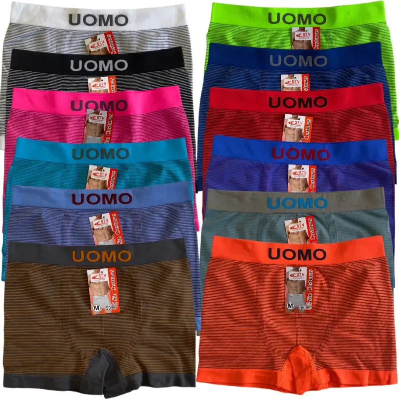 Pack de 12 Calzoncillos Boxer UOMO Pack de 12 Calzoncillos Boxer UOMO