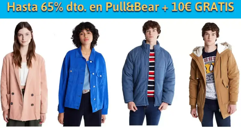 Hasta 65% en Pull&Bear + 10€ GRATIS Showroomprive Hasta 65% en Pull&Bear + 10€ GRATIS Showroomprive