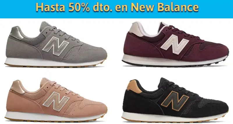Hasta un 50% dto en New Balance Hasta un 50% dto en New Balance