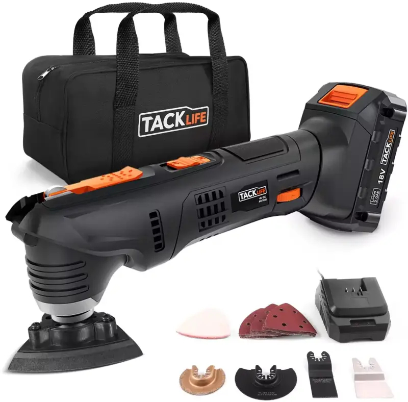 Herramienta Multifunctional Oscilante Tacklife inalámbrica Herramienta Multifunctional Oscilante Tacklife inalámbrica