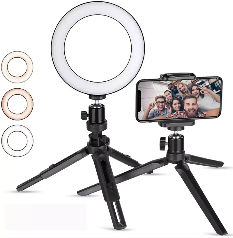 Anillo LED de 6" con 10 niveles Anillo LED de 6" con 10 niveles