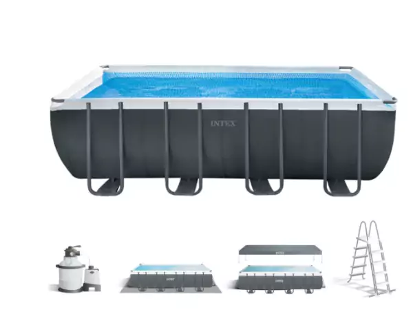 Piscina desmontable rectangular Ultra XTR Frame INTEX + depuradora Piscina desmontable rectangular Ultra XTR Frame INTEX + depuradora