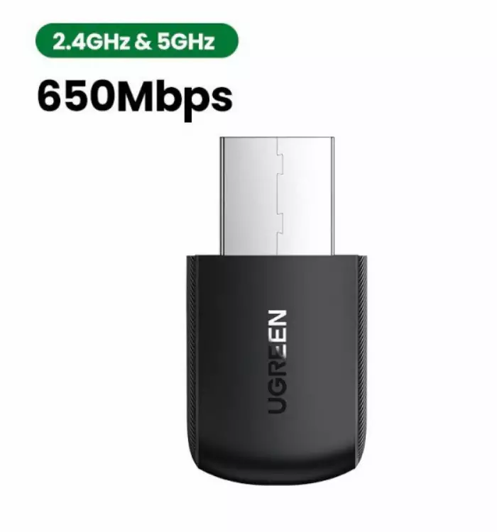 Adaptador WiFi 650Mbps Adaptador WiFi 650Mbps