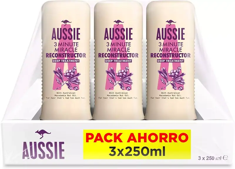 Pack de 3 Mascarilla Aussie Miracle Reconstructor Pack de 3 Mascarilla Aussie Miracle Reconstructor