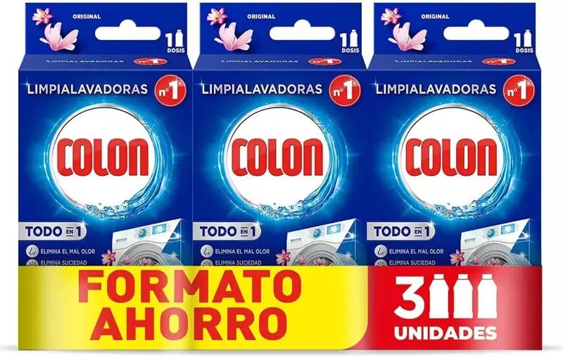 Colon Limpialavadoras megapack de 3 usos Colon Limpialavadoras megapack de 3 usos