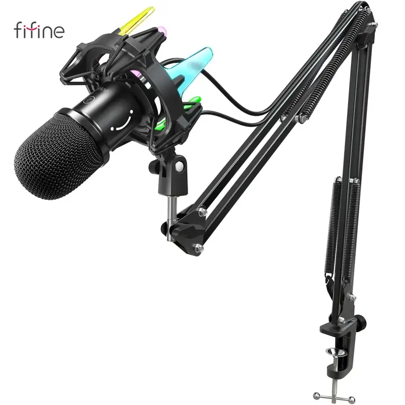 Kit de micrófono dinámico USB con brazo Kit de micrófono dinámico USB con brazo