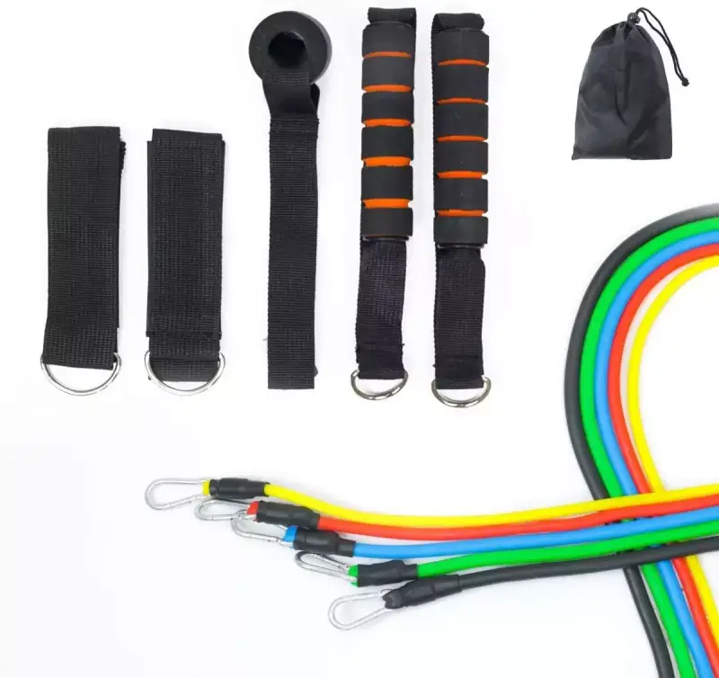 Kit de 5 bandas de resistencia + 6 accesorios Kit de 5 bandas de resistencia + 6 accesorios