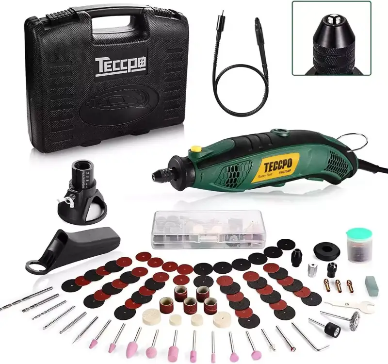 Mini amoladora Teccpo 170W + 80 accesorios Mini amoladora Teccpo 170W + 80 accesorios