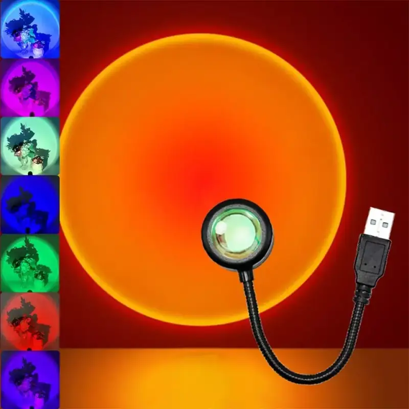 Lámpara LED atardecer USB Lámpara LED atardecer USB