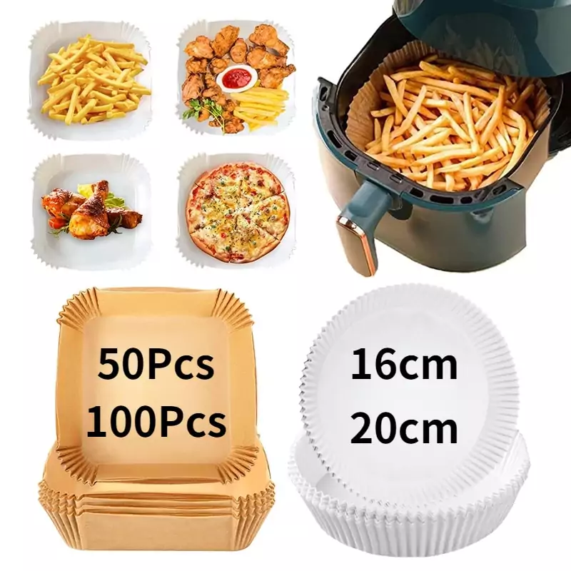 Papel para hornear varias medidas 50/100pcs Papel para hornear varias medidas 50/100pcs