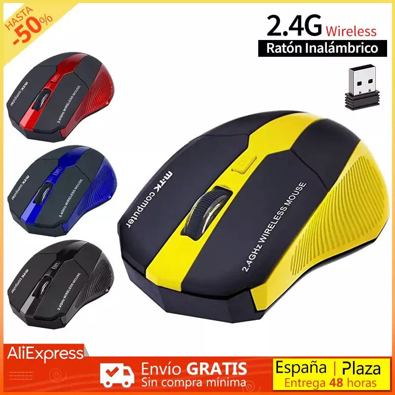 Ratón inalámbrico 4 colores Ratón inalámbrico 4 colores