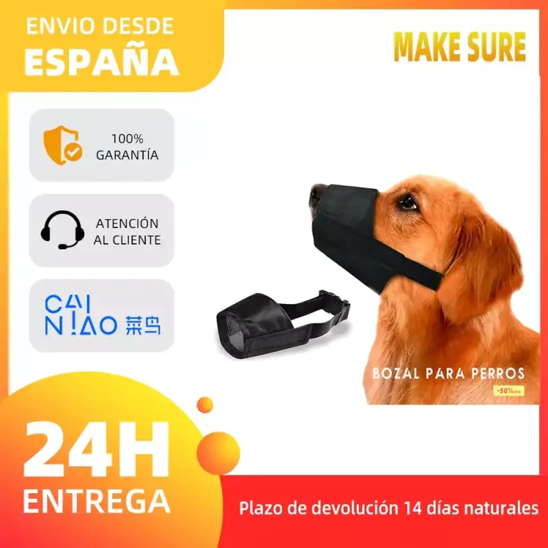 Bozal para perros de tela Bozal para perros de tela