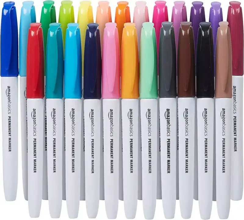 Pack 24 rotuladores permanentes Amazon Basics Pack 24 rotuladores permanentes Amazon Basics