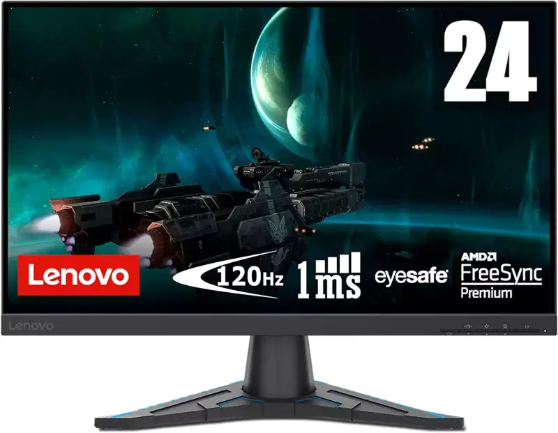 Monitor Gaming Lenovo de 23.8" FullHD con 100Hz Monitor Gaming Lenovo de 23.8" FullHD con 100Hz