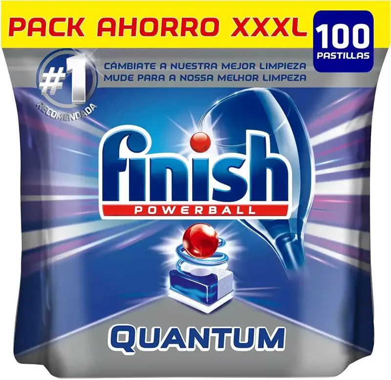 100 Pastillas Lavavajillas Finish Powerball Quantum Max 100 Pastillas Lavavajillas Finish Powerball Quantum Max
