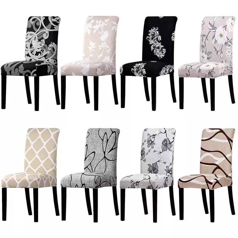 Funda elástica estampada para sillas Funda elástica estampada para sillas
