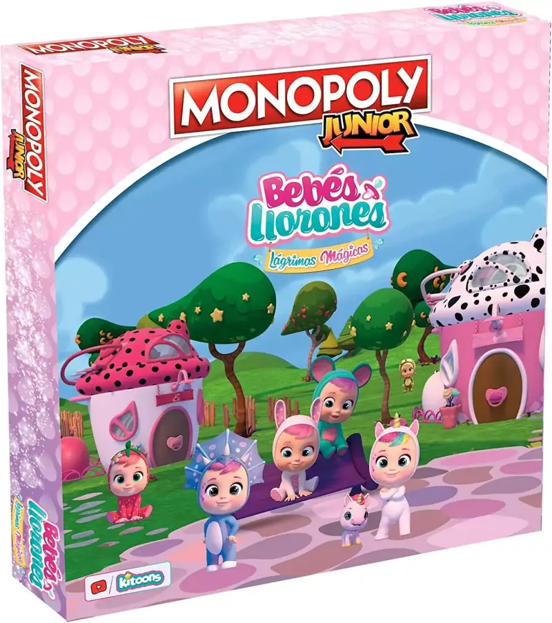 Monopoly Junior Bebes Llorones Lágrimas Mágicas Monopoly Junior Bebes Llorones Lágrimas Mágicas