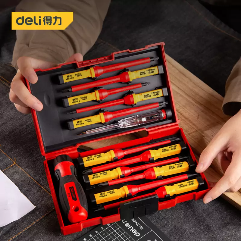 Juego de destornilladores aislados para electricista Juego de destornilladores aislados para electricista
