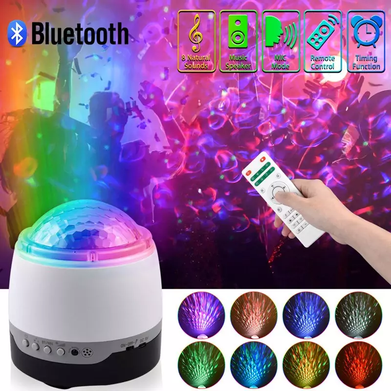 Proyector de luz nocturna con Bluetooth para niños USB Proyector de luz nocturna con Bluetooth para niños USB