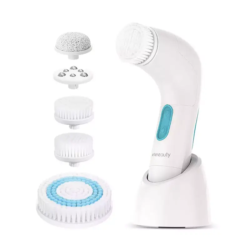 Cepillo de limpieza facial y corporal 5 en 1 Cepillo de limpieza facial y corporal 5 en 1