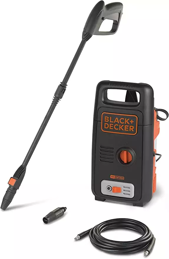 Hidrolimpiadora Black+Decker de Alta Presión 1300W Hidrolimpiadora Black+Decker de Alta Presión 1300W