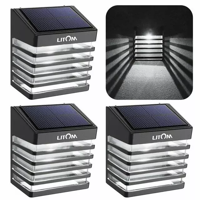 Pack 4 focos LED solares Pack 4 focos LED solares