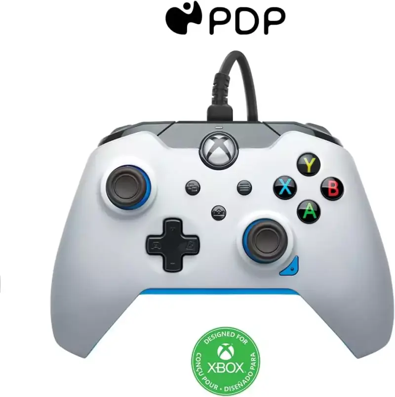 Mando con cable PDP Wired Electric Ion White Mando con cable PDP Wired Electric Ion White