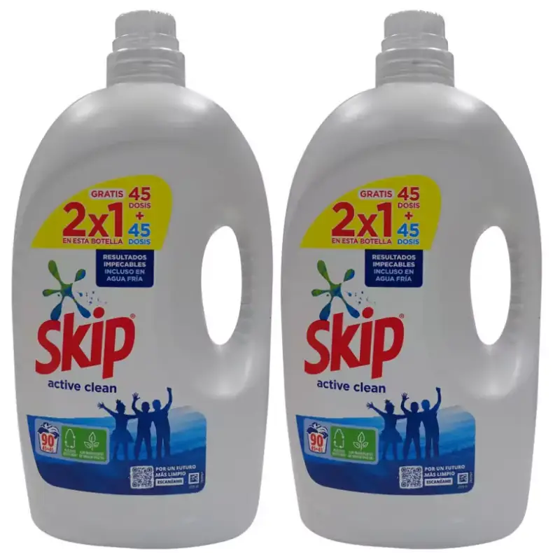SKIP 90D (45+45) ACTIVE CLEAN PACK DE 2 SKIP 90D (45+45) ACTIVE CLEAN PACK DE 2