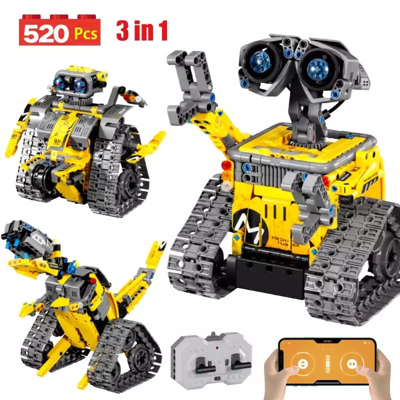 Excavadora RC 520pcs Excavadora RC 520pcs