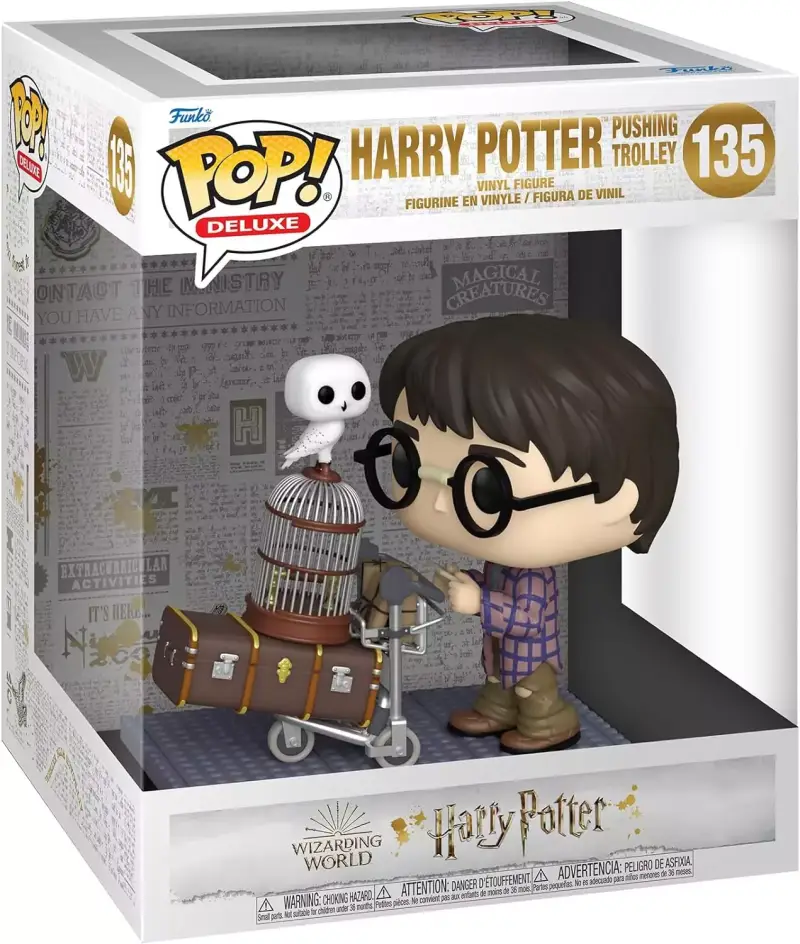 Funko Pop! Deluxe: HP Anniversary - Harry Potter Pushing Trolley Funko Pop! Deluxe: HP Anniversary - Harry Potter Pushing Trolley