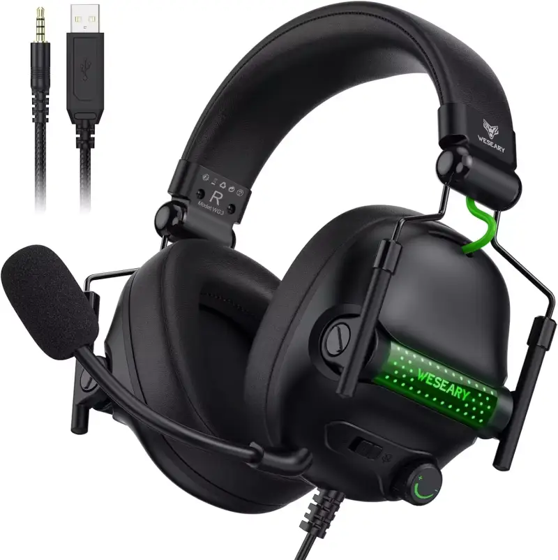 Cascos gaming con micrófono multiplataforma Cascos gaming con micrófono multiplataforma