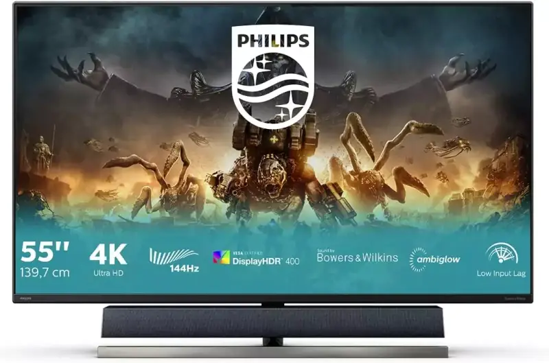Monitor Philips 55" 4K 144Hz Ambiglow Monitor Philips 55" 4K 144Hz Ambiglow
