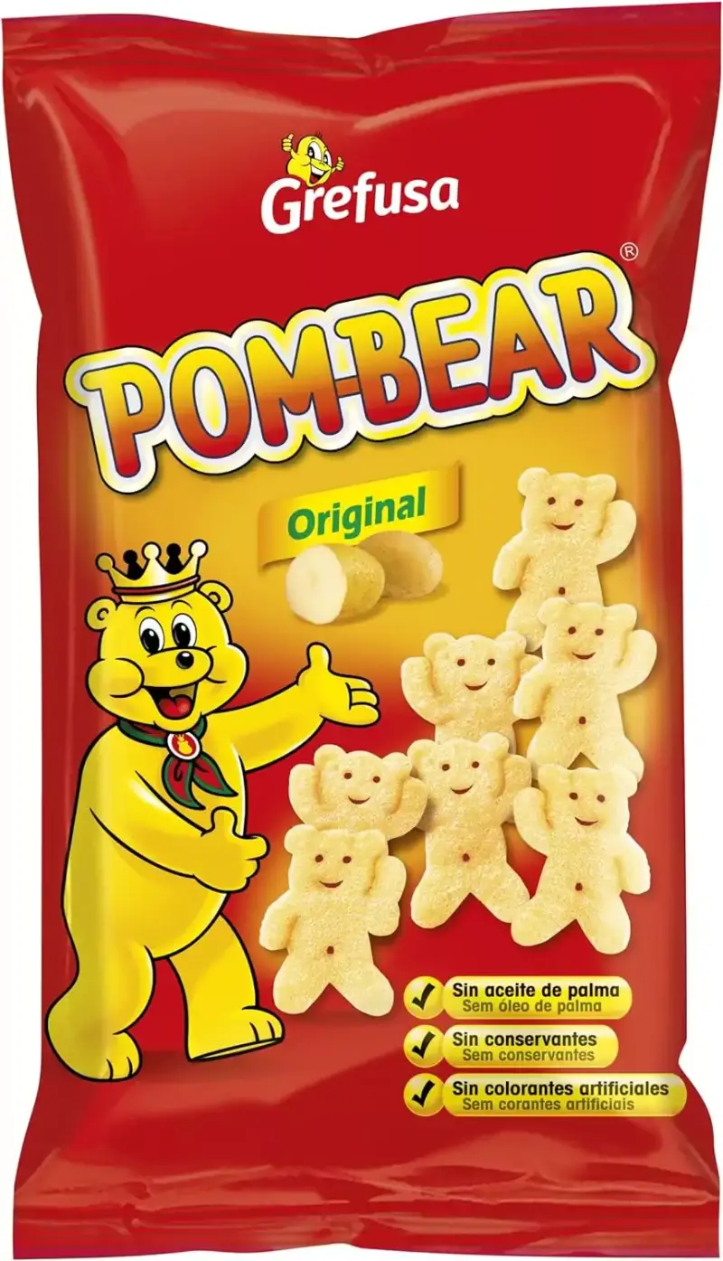 80 g Snack de patata Pom-Bear Grefusa 80 g Snack de patata Pom-Bear Grefusa