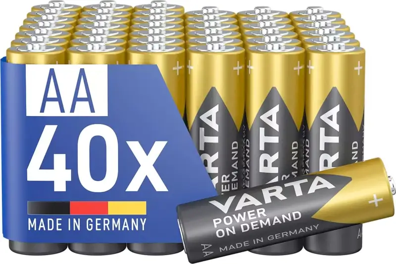 Pack 40 Pilas Varta AA Power on Demand Pack 40 Pilas Varta AA Power on Demand