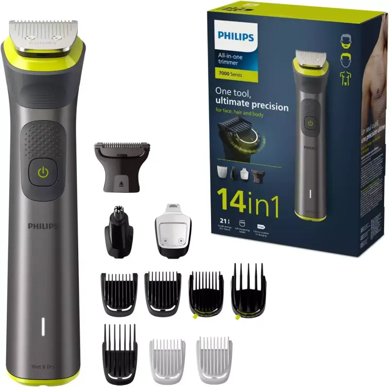 Philips Recortadora de Barba 14 en 1 series 7000 Philips Recortadora de Barba 14 en 1 series 7000