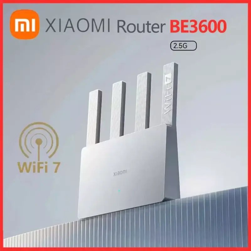 Router Xiaomi BE3600 MLO WiFi 7 2,5Gbps Router Xiaomi BE3600 MLO WiFi 7 2,5Gbps