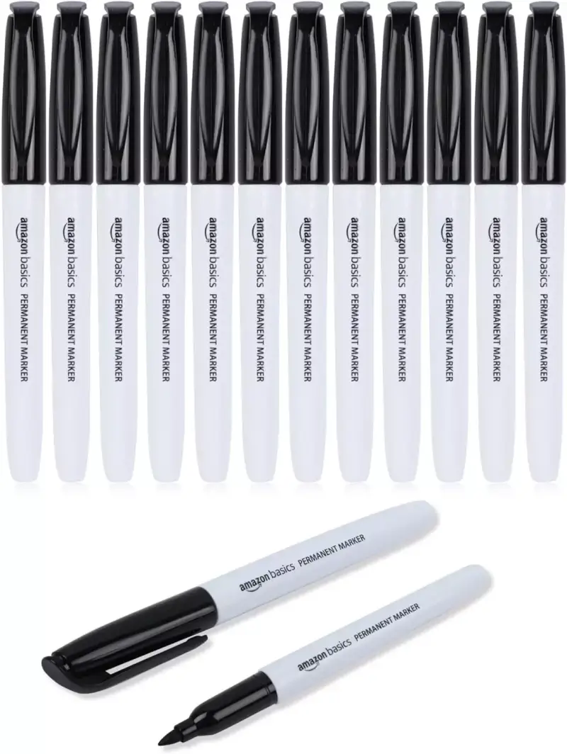 12x rotuladores permanentes Amazon Basics 12x rotuladores permanentes Amazon Basics