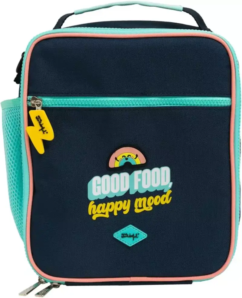 Bolsa porta alimentos good food happy mood Mr Wonderful Bolsa porta alimentos good food happy mood Mr Wonderful